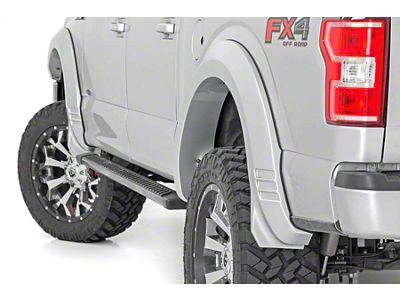 Rough Country SF1 Fender Flares; Ingot Silver Metallic (18-20 F-150, Excluding Raptor)