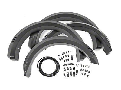 Rough Country SF1 Fender Flares; Real Steel (15-17 F-150, Excluding Raptor)