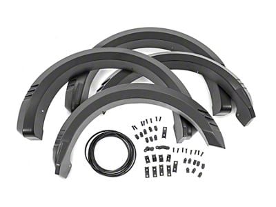 Rough Country SF1 Fender Flares; Space White (21-25 F-150, Excluding Raptor)