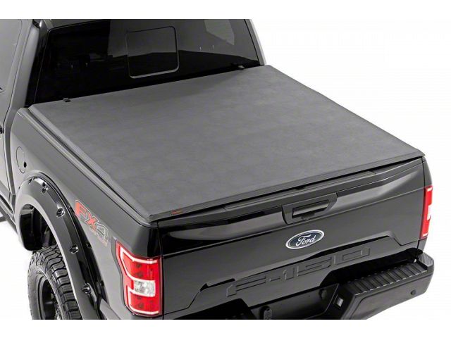 Rough Country Soft Tri-Fold Tonneau Cover (21-23 F-150 w/ 6-1/2-Foot Bed)