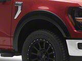Rough Country Suspension Sport Fender Flares; Agate Black (21-25 F-150 w/o OEM Power Running Boards, Excluding Raptor)