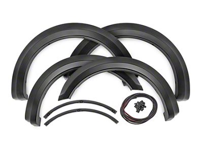 Rough Country Sport Fender Flares; Flat Black (18-20 F-150, Excluding Raptor)