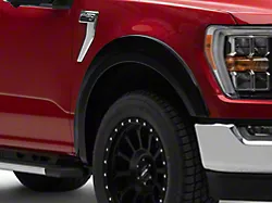 Rough Country Suspension Sport Fender Flares; Gloss Black (21-25 F-150, Excluding Raptor)