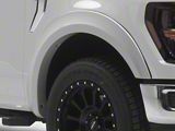 Rough Country Suspension Sport Fender Flares; Space White (21-25 F-150 w/o OEM Power Running Boards, Excluding Raptor)
