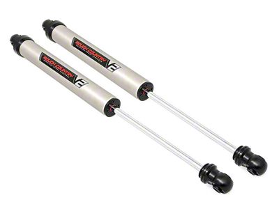 Rough Country V2 Monotube Rear Shocks for 0 to 3.50-Inch Lift (09-24 2WD/4WD F-150; 10-18 F-150 Raptor)