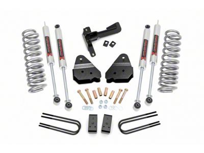 Rough Country 3-Inch Suspension Lift Kit with M1 Monotube Shocks (17-22 4WD 6.7L Powerstroke F-250 Super Duty, Excluding Tremor)