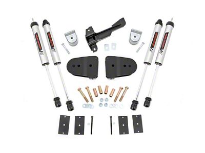 Rough Country 3-Inch Suspension Lift Kit with V2 Monotube Shocks (23-25 F-250 Super Duty Tremor)