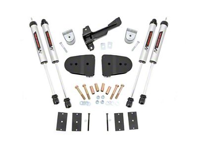 Rough Country 3-Inch Suspension Lift Kit with V2 Monotube Shocks (23-24 F-250 Super Duty Tremor)