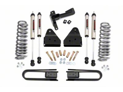 Rough Country 3-Inch Suspension Lift Kit with V2 Monotube Shocks (11-16 4WD 6.7L Powerstroke F-250 Super Duty)