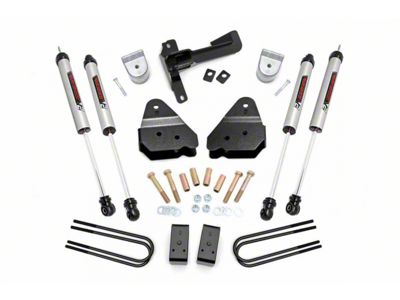 Rough Country 3-Inch Suspension Lift Kit with V2 Monotube Shocks (17-22 4WD F-250 Super Duty)