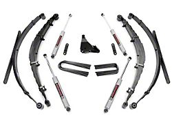 Rough Country 4-Inch Suspension Lift Kit with Rear Leaf Springs and Premium N3 Shocks (Late 99-04 4WD 6.8L, 7.3L Powerstroke F-250 Super Duty)