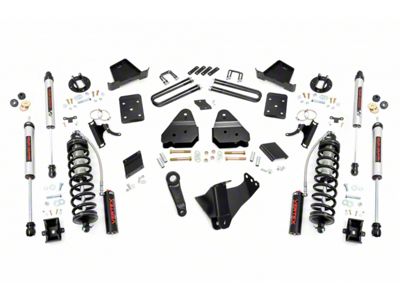 Rough Country 4.50-Inch Coil-Over Conversion Suspension Lift Kit with V2 Monotube Shocks (15-16 4WD 6.7L Powerstroke F-250 Super Duty w/o Factory Overload Springs)