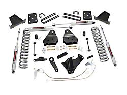 Rough Country 4.50-Inch Suspension Lift Kit with Premium N3 Shocks (08-10 4WD 6.4L Powerstroke, 6.8L F-250 Super Duty)