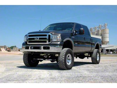 Rough Country 6-Inch 4-Link Suspension Lift Kit with Premium N3 Shocks (05-07 4WD 5.4L, 6.8L F-250 Super Duty w/ Factory Overload Springs)