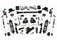 Rough Country 6-Inch Coil-Over Conversion Suspension Lift Kit with Front Driveshaft and Vertex Adjustable Shocks (17-22 4WD 6.7L Powerstroke F-250 Super Duty w/ 3.50-Inch Rear Axle & Factory Overload Springs, Excluding Tremor)