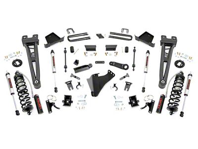 Rough Country 6-Inch Coil-Over Conversion Radius Arm Suspension Lift Kit with V2 Monotube Shocks (23-25 6.7L Powerstroke F-250 Super Duty, Excluding Tremor)