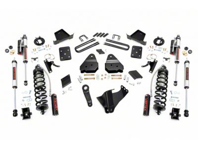 Rough Country Suspension 6-Inch Coil-Over Suspension Lift Kit with Vertex Adjustable Rear Shocks (15-16 4WD 6.7L Powerstroke F-250 Super Duty w/o Factory Overload Springs)