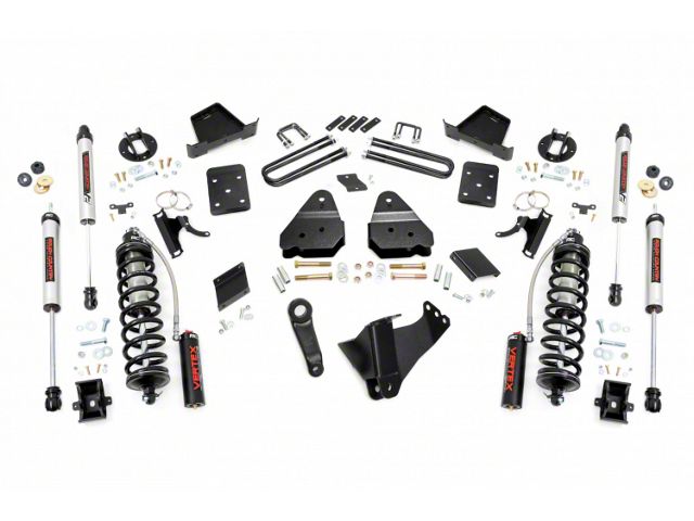 Rough Country 6-Inch Coil-Over Suspension Lift Kit with V2 Monotube Rear Shocks (11-14 4WD 6.7L Powerstroke F-250 Super Duty w/o Factory Overload Springs)