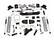 Rough Country 6-Inch Suspension Lift Kit with M1 Monotube Shocks (23-24 4WD 6.7L Powerstroke F-250 Super Duty w/ 4-Inch Rear Axle & w/o Factory Overload Springs & Factory LED Projector Headlights, Excluding Tremor)