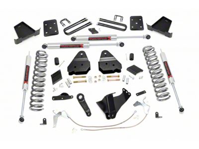 Rough Country Suspension 6-Inch Suspension Lift Kit with M1 Monotube Shocks (11-14 4WD 6.2L F-250 Super Duty w/o Factory Overload Springs)