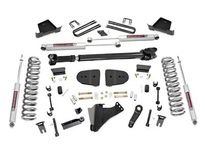Rough Country 6-Inch Suspension Lift Kit with Premium N3 Shocks (23-24 4WD 6.8L, 7.3L F-250 Super Duty w/ Overload Springs, Excluding Tremor)