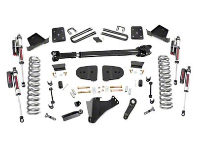 Rough Country 6-Inch Suspension Lift Kit with Vertex Reservoir Shocks and Front Driveshaft (23-24 4WD 6.7L Powerstroke F-250 Super Duty w/ 3.50-Inch Rear Axle, Factory Overload Springs & w/o Factory LED Projector Headlights, Excluding Tremor)