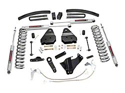 Rough Country 6-Inch Suspension Lift Kit with Add-A-Leaf and Premium N3 Shocks (08-10 4WD 5.4L, 6.8L F-250 Super Duty)