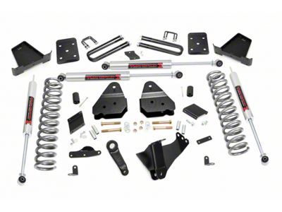 Rough Country Suspension 6-Inch Suspension Lift Kit with M1 Monotube Shocks (15-16 4WD 6.7L Powerstroke F-250 Super Duty w/o Factory Overload Springs)