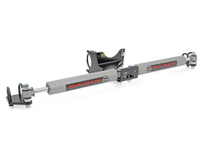 Rough Country Dual N3 Steering Stabilizer for 2 to 8-Inch Lift (23-24 4WD F-250 Super Duty)