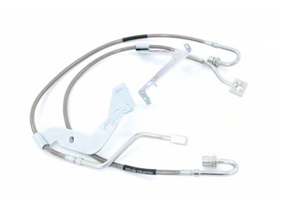Rough Country Front Stainless Steel Brake Lines for 4.50 to 6-Inch Lift (17-25 4WD F-250 Super Duty)