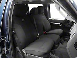 Rough Country Neoprene Front and Rear Seat Covers; Black (11-16 F-250 Super Duty w/ 60/40 Rear Bench Seats)