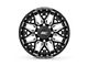 Rough Country 86 Series Gloss Black Milled 8-Lug Wheel; 22x10; -19mm Offset (17-22 F-250 Super Duty)