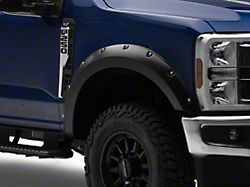 Rough Country Offroad Pocket Fender Flares; Flat Black (23-26 F-250 Super Duty)