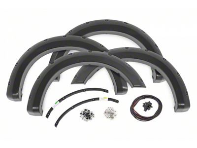 Rough Country Pocket Fender Flares; Oxford White (23-25 F-250 Super Duty)