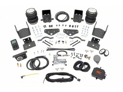 Rough Country Rear Air Spring Kit with OnBoard Air Compressor and Wireless Remote for 3 to 6-Inch Lift (17-25 4WD F-250 Super Duty)