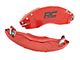 Rough Country Brake Caliper Covers; Red; Front and Rear (13-22 4WD F-250 Super Duty, Excluding Tremor)