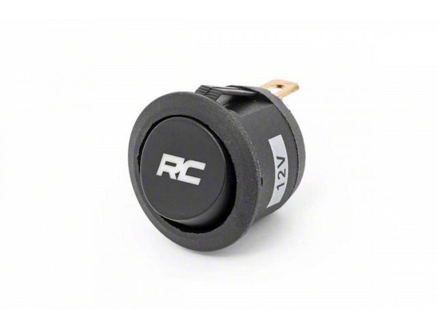 Rough Country Round LED Backlit Rocker Switch (Universal; Some Adaptation May Be Required)