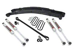 Rough Country 2.50-Inch Front Leveling Kit with M1 Monotube Shocks (99-04 4WD 6.0L/7.3L Powerstroke, 6.8L F-350 Super Duty SRW)