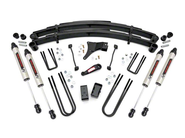 Lift Blocks Rough Country Suspension F-350 Super Duty 4-Inch Suspension Lift Kit ...