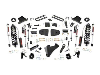 Rough Country 4.50-Inch Coil-Over Conversion Suspension Lift Kit with Vertex Adjustable Shocks (23-25 6.7L Powerstroke F-350 Super Duty SRW, Excluding Tremor)