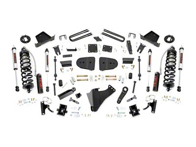 Rough Country 4.50-Inch Coil-Over Conversion Suspension Lift Kit with V2 Monotube Shocks (23-25 6.7L Powerstroke F-350 Super Duty SRW, Excluding Tremor)