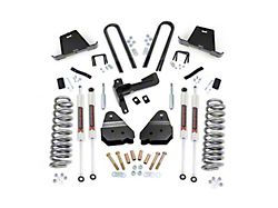 Rough Country Suspension 4.50-Inch Suspension Lift Kit with M1 Monotube Shocks (05-07 4WD 6.0L Powerstroke, 6.8L F-350 Super Duty SRW)