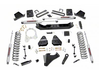 Rough Country 4.50-Inch Suspension Lift Kit with M1 Monotube Shocks (17-22 4WD 6.7L Powerstroke F-350 Super Duty SRW w/ 4-Inch Rear Axle)
