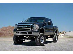 Rough Country 6-Inch 4-Link Suspension Lift Kit with Premium N3 Shocks (05-07 4WD 6.0L Powerstroke F-350 Super Duty SRW w/ Factory Overload Springs)