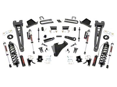Rough Country 6-Inch Coil-Over Conversion Radius Arm Suspension Lift Kit with Vertex Adjustable Shocks (23-25 6.7L Powerstroke F-350 Super Duty SRW, Excluding Tremor)
