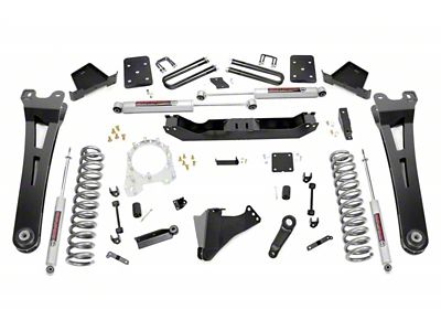 Rough Country 6-Inch Radius Arm Suspension Lift Kit with Premium N3 Shocks (17-22 4WD 6.7L Powerstroke F-350 Super Duty SRW w/ 3.50-Inch Rear Axle & w/ Factory Overload Springs)