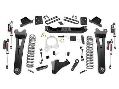 Rough Country 6-Inch Radius Arm Suspension Lift Kit with Vertex Reservoir Shocks (17-22 4WD 6.7L Powerstroke F-350 Super Duty SRW w/ 3.50-Inch Rear Axle & w/o Factory Overload Springs)