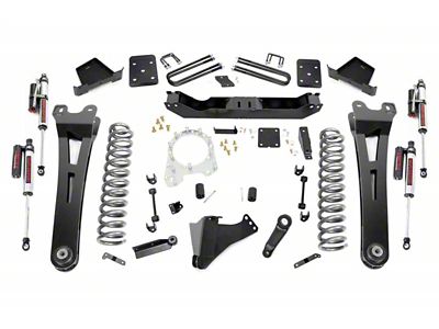 Rough Country 6-Inch Radius Arm Suspension Lift Kit with Vertex Reservoir Shocks (17-22 4WD 6.7L Powerstroke F-350 Super Duty SRW w/ 4-Inch Rear Axle & w/o Factory Overload Springs)