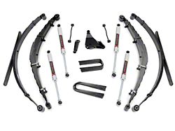 Rough Country 6-Inch Suspension Lift Kit with Rear Leaf Springs and M1 Monotube Shocks (Early 1999 4WD 6.8L, 7.3L Powerstroke F-350 Super Duty SRW)