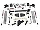 Rough Country 6-Inch Suspension Lift Kit with V2 Monotube Shocks and Front Driveshaft (23-24 4WD 6.7L Powerstroke F-350 Super Duty SRW w/ 4-Inch Rear Axle & w/o Factory Overload Springs & Factory LED Projector Headlights, Excluding Tremor)